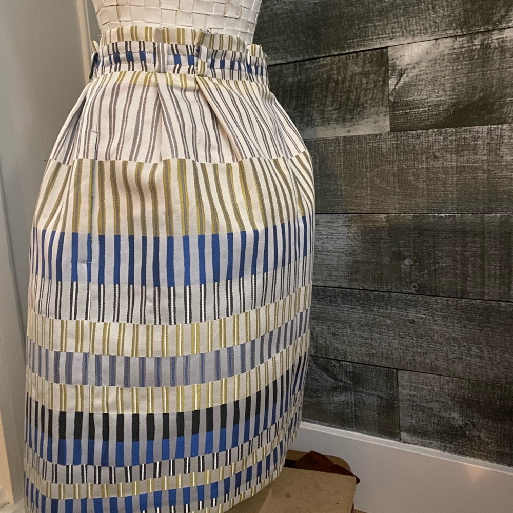 NWT Massimo Dutti Plaid Pattern Box pleated skirt - Picture 7 of 12